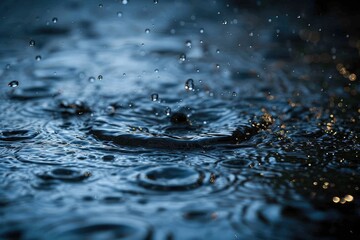 puddles and splashes in rain droplet professional photography