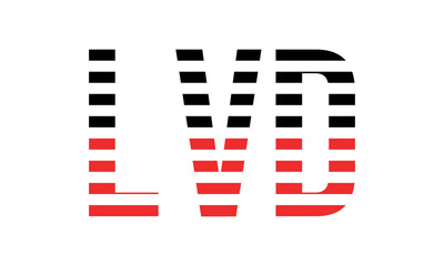 LVD three initial letter iconic line negative space minimal logo design vector template. monogram, abstract, wordmark, business, typography, minimalist, brand, company, flat, modern, unique, simple