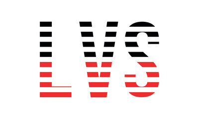 LVS three initial letter iconic line negative space minimal logo design vector template. monogram, abstract, wordmark, business, typography, minimalist, brand, company, flat, modern, unique, simple