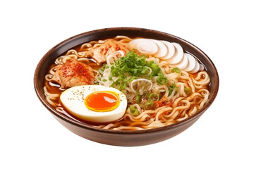 Ramen soup on a plate, Japanese food