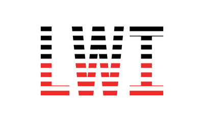 LWI three initial letter iconic line negative space minimal logo design vector template. monogram, abstract, wordmark, business, typography, minimalist, brand, company, flat, modern, unique, simple