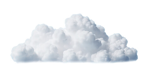 isolated png puffy cloud on transparent background