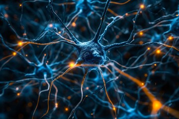 Brain Neurons - obrazy, fototapety, plakaty