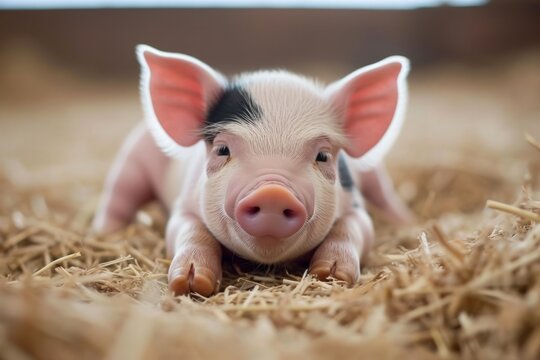 Adorable piglet