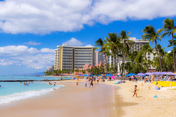 ハワイホノルル・ワイキキビーチ