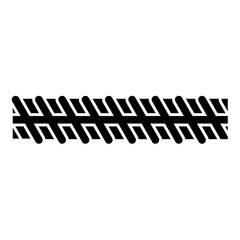 Rebar reinforcement icon black color vector illustration image flat style