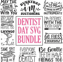 dentist day svg bundle