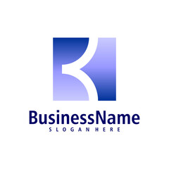 Letter K logo design vector. Creative Initial K logo concepts template