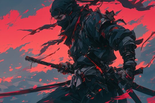 ninja with sword