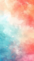 Pastel Watercolor Blend with Abstract Vertical Texture. Background for Instagram Story, Banner