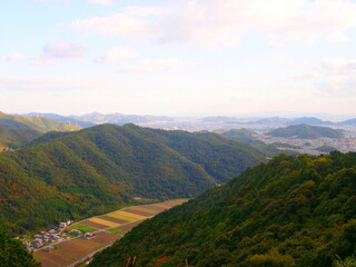 山頂から眺める風景