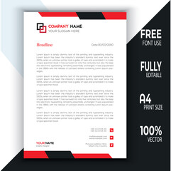 Unique Business Style Letterhead Design Template, Letterhead Design Template, Business stationery.