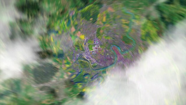 Earth Zoom from Stade de Suisse - Bern - Swirtzerland