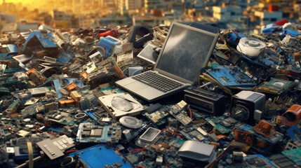 Electronic waste is ready to recycle