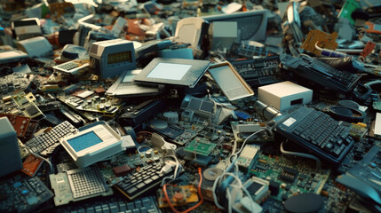 Electronic waste is ready to recycle