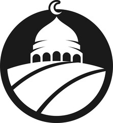 mosque logo islamic ornament