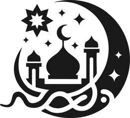 mosque logo islamic ornament