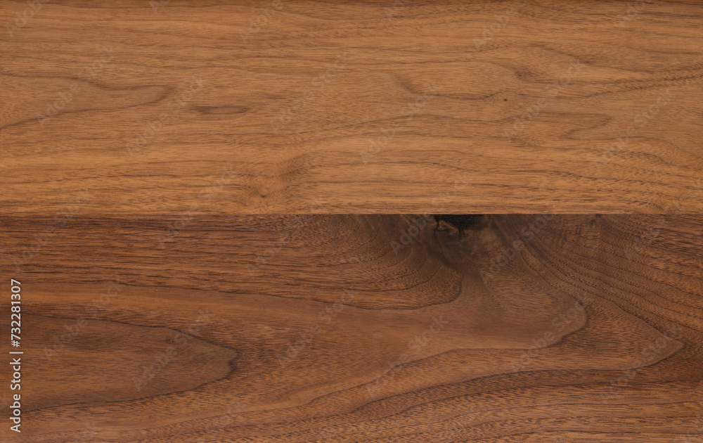 Wall mural two board of american black walnut with oil finish for texture - Wall murals
