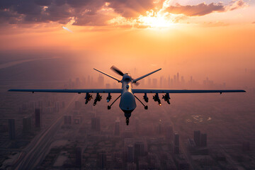 Unmanned Aerial Vehicle (UAV) - obrazy, fototapety, plakaty