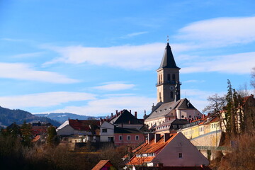Fototapeta na wymiar Judenburg, Blick in die Altstadt