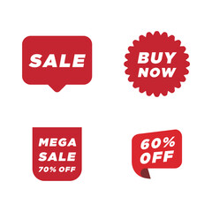 vector sale badge vector design set