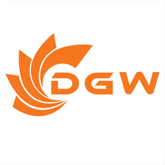 DGW letter design. DGW letter technology logo design on white background. DGW Monogram logo design for entrepreneur and business