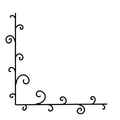 Simple Corner Border Decoration 