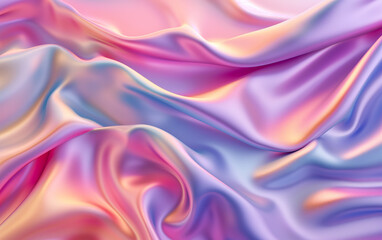 Obraz premium Ethereal Silk Waves