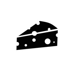 Cheese Slice Silhouette 