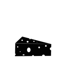 Cheese Slice Silhouette 