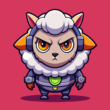 sheep-angry---cute---cyber-punk-style---big-eye