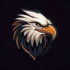 vector design eagle Mascot gaming and esport logo