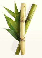 Fototapeta premium Sugar cane isolated on white background