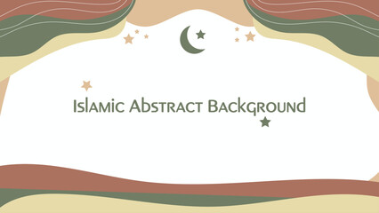 Islamic modern background. Vector file