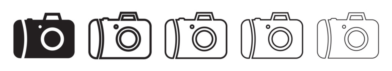 vector camera icon symbols