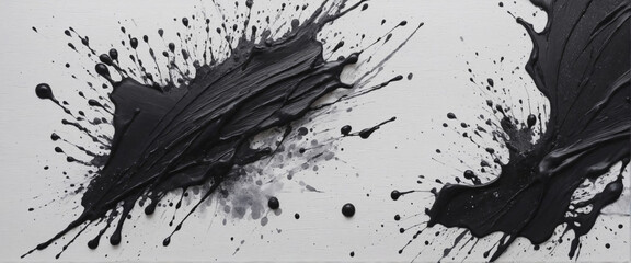 Watercolor smudges on a canvas with black and white texture.