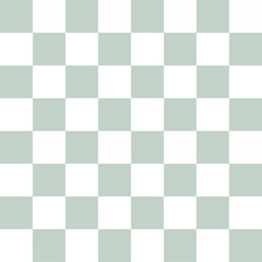 Schachbrett in den Farben grün und weiß