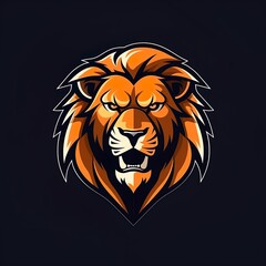 vector design lion Mascot gaming and esport logo