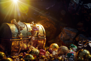 Pirate Treasures. Illuminating the Brilliance and Value of Gold and Gemstones.