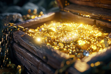 Pirate Treasures. Illuminating the Brilliance and Value of Gold and Gemstones.