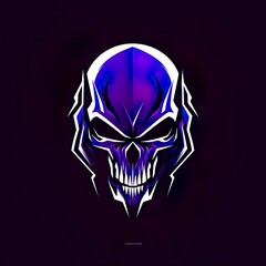 Obraz premium vector design skull Mascot gaming and esport logo