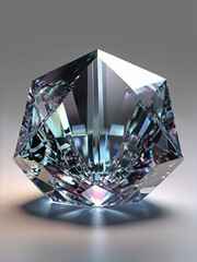 clear crystal piece 4