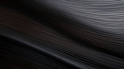 Dark Elegance: Intricate Patterns and Rich Hue of Polished Ebony Wood Texture