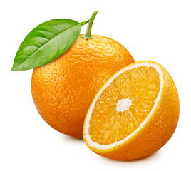 Orange isolated on white background