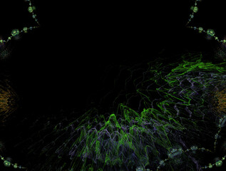 Imaginatory fractal abstract background Image