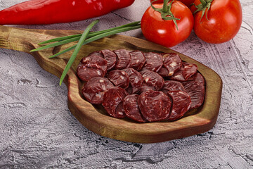 Wild Bear meat homemade sausages