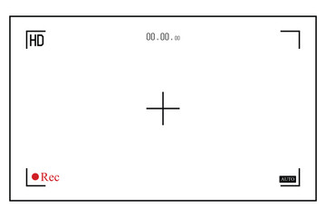 Vlog Video Frame Sticker Design