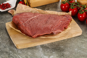 Raw beef meat shoulder for cooking