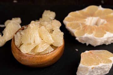 fresh fruit pomelo ready to eat