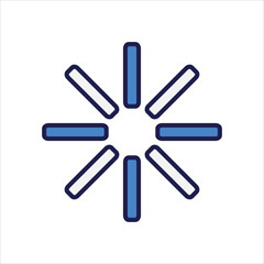 Obraz premium loading icon vector stock illustration 